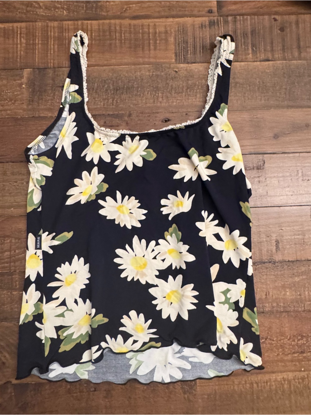 MOSCHINO MARE Floral Daisy Tank Top
